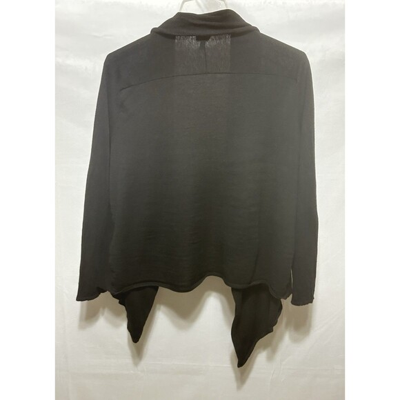 Armani‎ Womens 14 Lana Wool Cashmere Black Cardigan Sweater - Picture 7 of 8